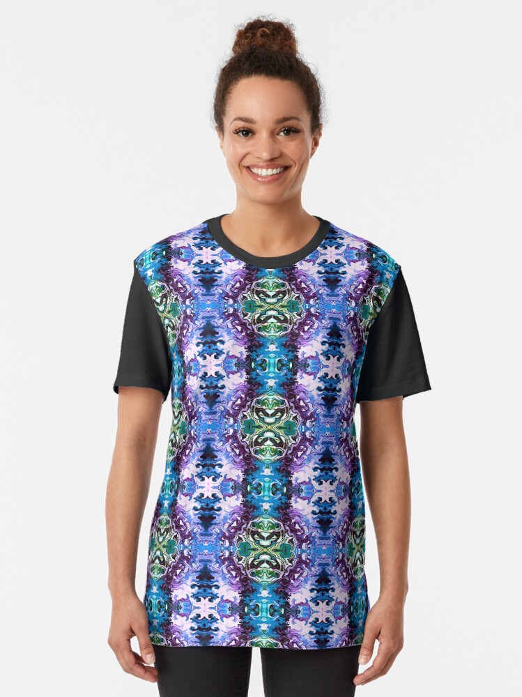 Alternate view of Bohemian Motif 1 Graphic T-Shirt