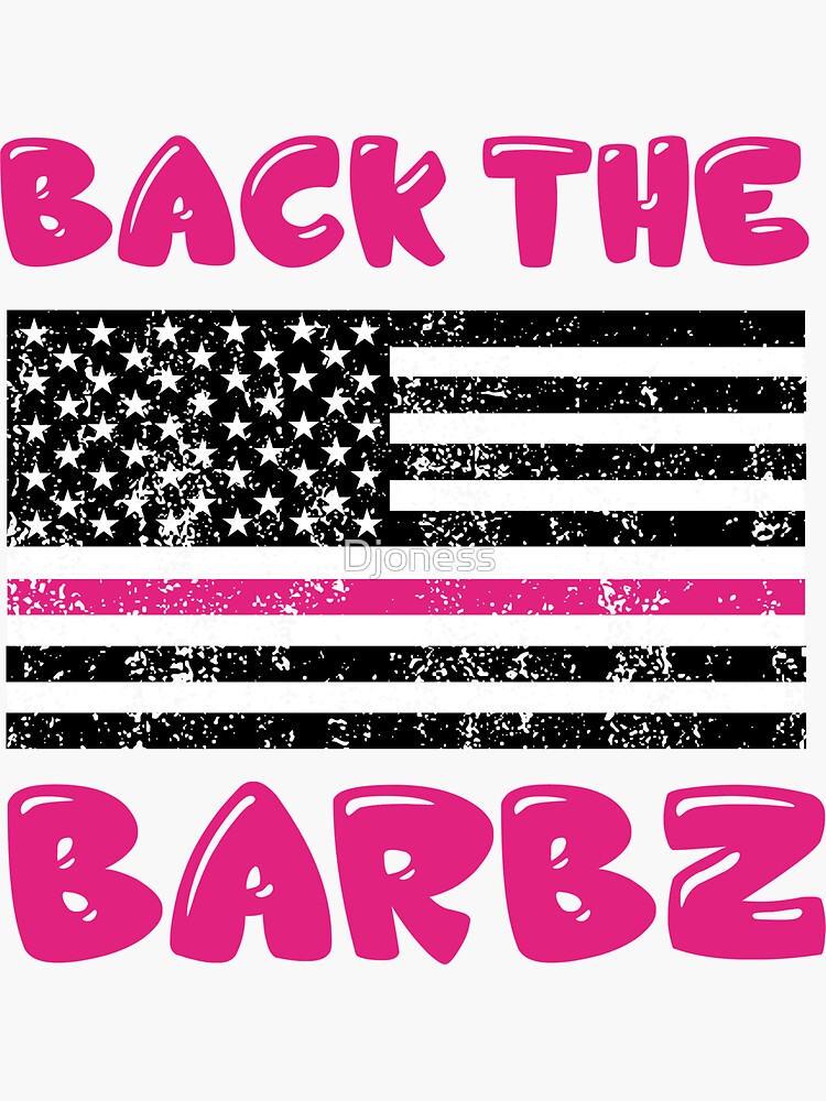 "back The Barbz" Sticker For Sale By Djoness | Redbubble