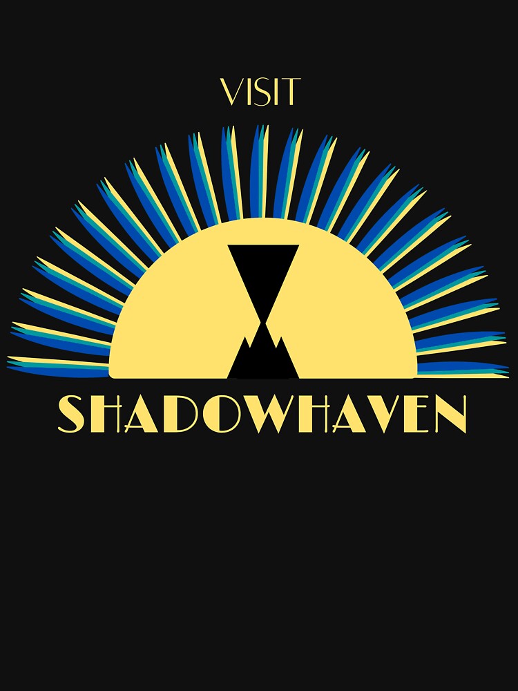 Artwork view, Shadowhaven Destination Tee designed and sold by A. K. R. Scott