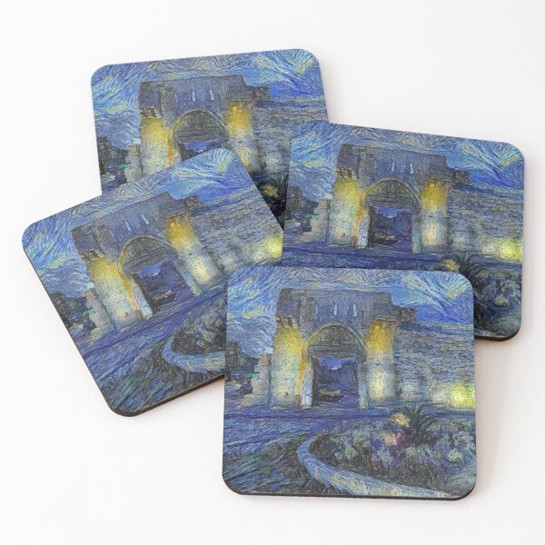 Item preview, Bab Tuma of Damascus (Gate of Thomas) in Starrynight Style designed and sold by Homsalgia.