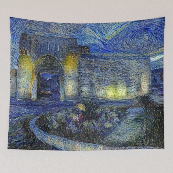 Item preview, Bab Tuma of Damascus (Gate of Thomas) in Starrynight Style designed and sold by Homsalgia.