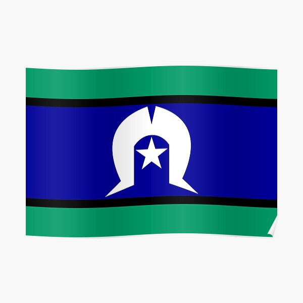Torres Strait Islander Flag, Australia  Poster