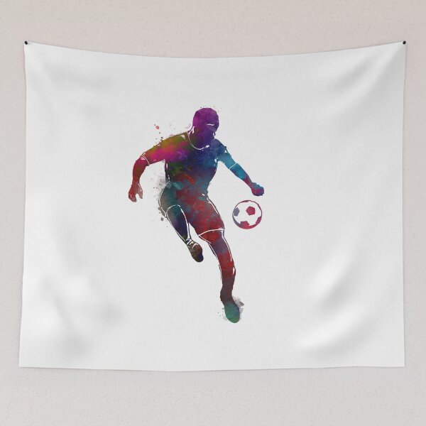 Item preview, Football player sport art #football #soccer designed and sold by JBJart.