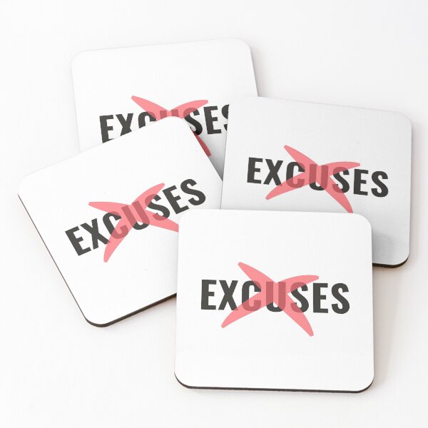 Item preview, No excuses designed and sold by Rooie Dries.