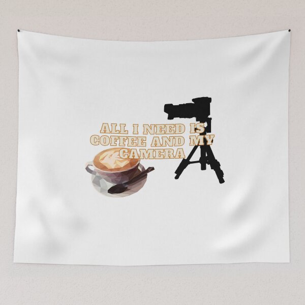 Item preview, All I need is my coffee and camera  designed and sold by MANCREAT.