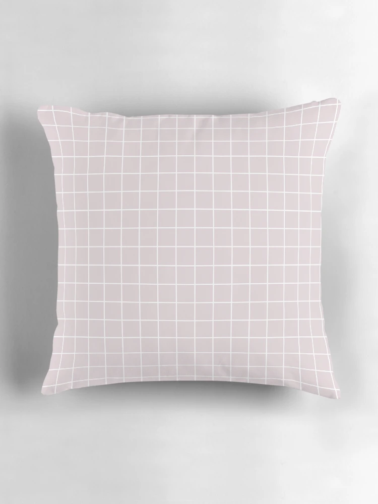 Thumbnail 3 of 4, Pillow, Lilac grid designed and sold by Rite-Rite.