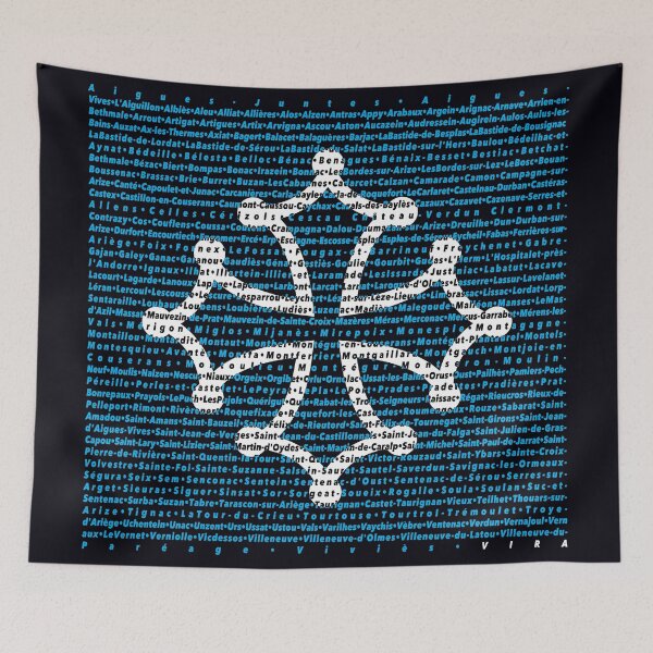 Item preview, Occitan Cross and Ariege Villages. Occitania, Occitanie. designed and sold by REDPRINT Studio.