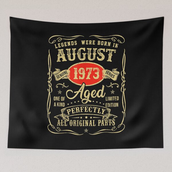 Item preview, Legends Were Born In August 1973 48th Birthday Gifts  designed and sold by mchargue12.