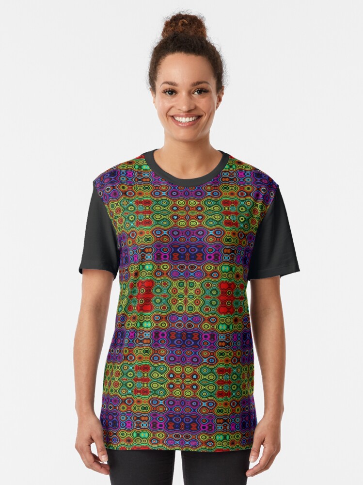 Alternate view of African Motif Graphic T-Shirt