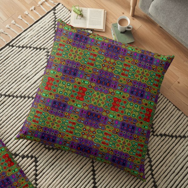 African Motif Floor Pillow