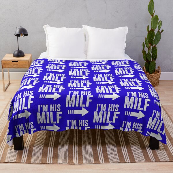 Item preview, I'M HIS MILF with Arrow - Married Groom and bride - Husband and Wife Humor designed and sold by NewDayDesigns.