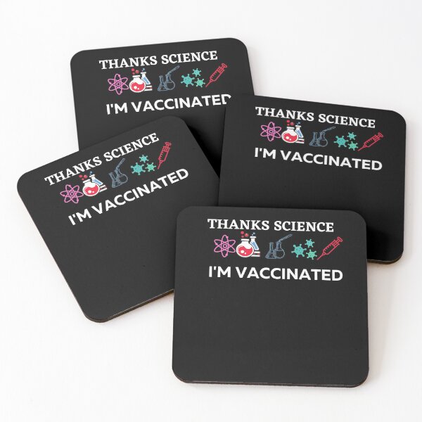 Item preview, Pro-vaccination I'm Vaccinated Thanks Science T-Shirt designed and sold by SukanyaShop.