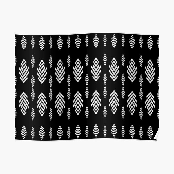 "Black and white, bohemian fabric pattern , design cloth of indian