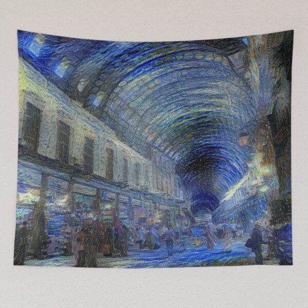 Item preview, Al Hamidiya Souk of Damascus - Starrynight designed and sold by Homsalgia.