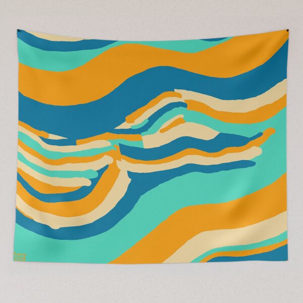 Item preview, Waves abstract shape designed and sold by KennyLucky.