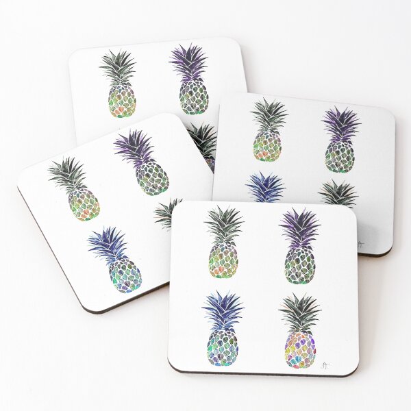 Aperçu de l'œuvre Ensemble d'ananas multicolores créée et vendue par Isabelle-T.