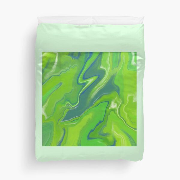 Digital Acrylic Pour Duvet Cover