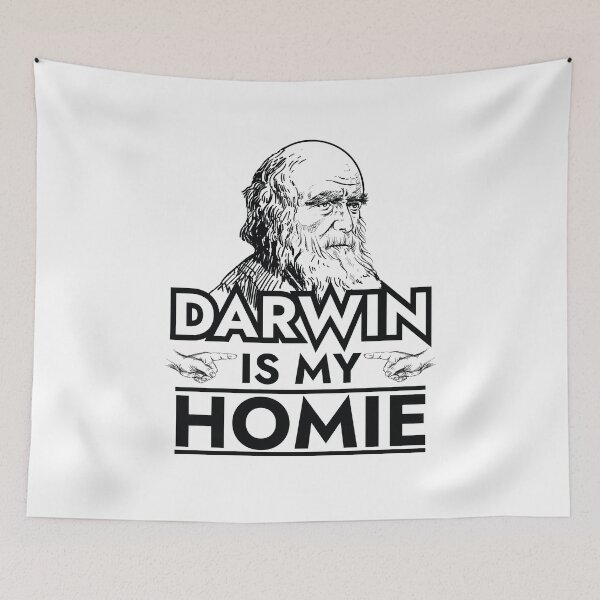 Item preview, Charles Darwin is My Homie Evolution  designed and sold by The Junto Shop.