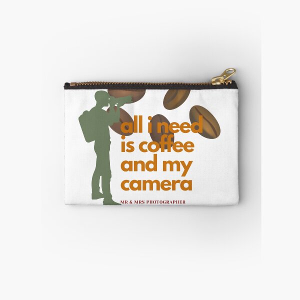 Item preview, All I need is my coffee and camera Mr & Mrs Photographer designed and sold by MANCREAT.
