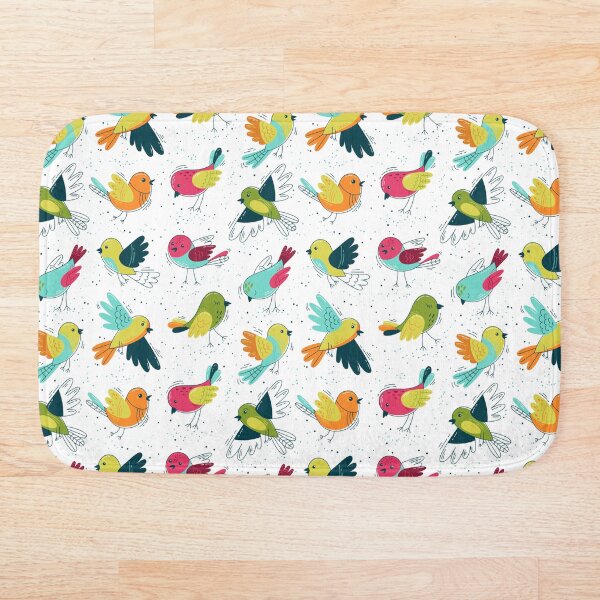 Item preview, Flock of funny birds  - Seamless pattern. designed and sold by Yuka-Krable.