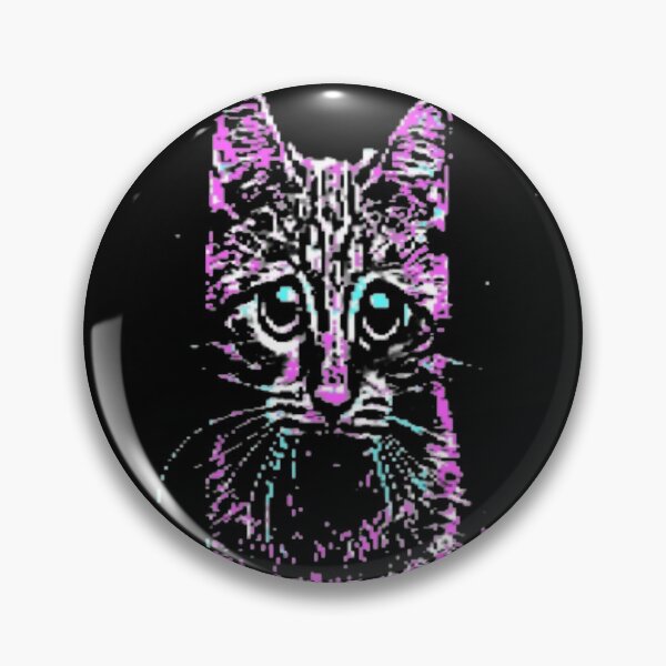 Item preview, Cute Pink Said Cat Pixel Art designed and sold by Zoo-Moo.