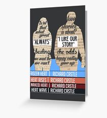 caskett Greeting Card