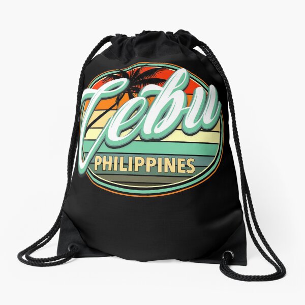 Cebu Drawstring Bags Redbubble