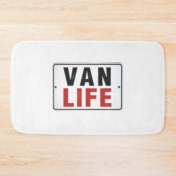 Item preview, Van life simple text design designed and sold by SimplePlain.