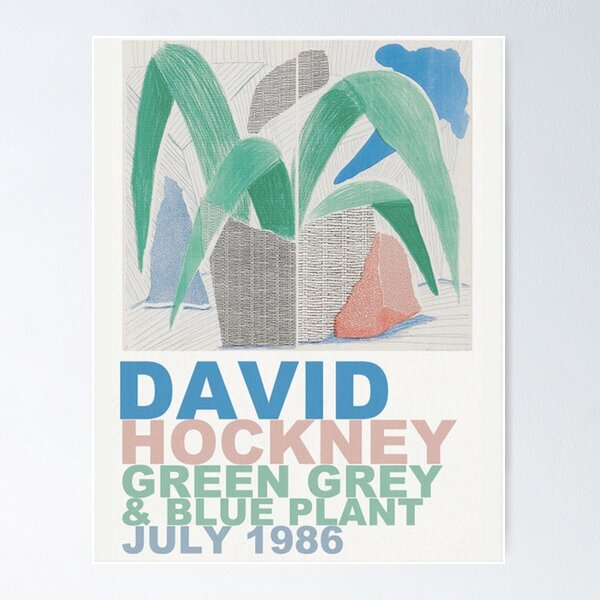 Item preview, Green Hockney Plant designed and sold by joinsrockok.
