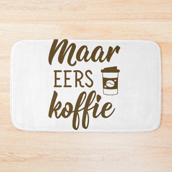 Artikelvorschau, Aber zuerst Kaffee - Afrikaans-Text. Beschriftung. entworfen und verkauft von pidzam4e.