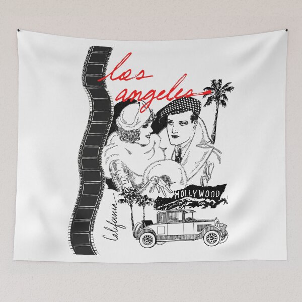Item preview, 1920s  Los Angeles Hollywood California Fashion Illustration  designed and sold by JosTees96.