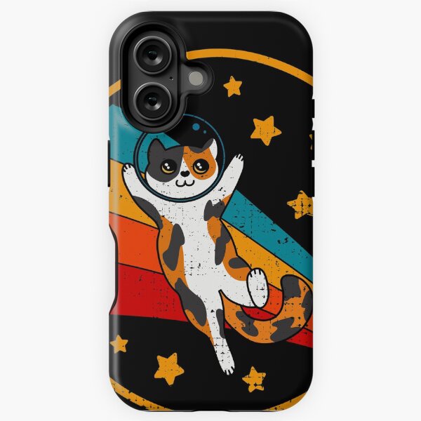 Artikel-Vorschau von Süße Vintage Calico Katze Retro Weltraumkatze, designt und verkauft von JokeGysen.