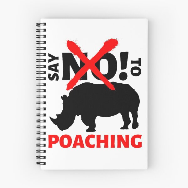 Item preview, say NO! to rhino poaching designed and sold by InsaneCorner.