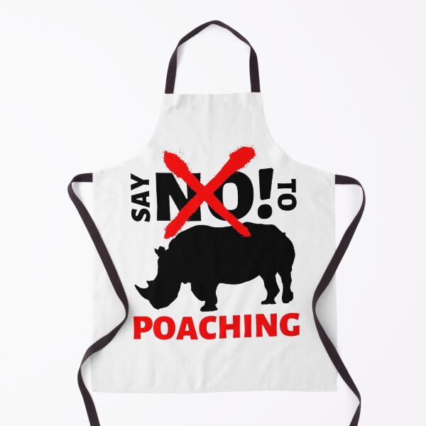 Item preview, say NO! to rhino poaching designed and sold by InsaneCorner.