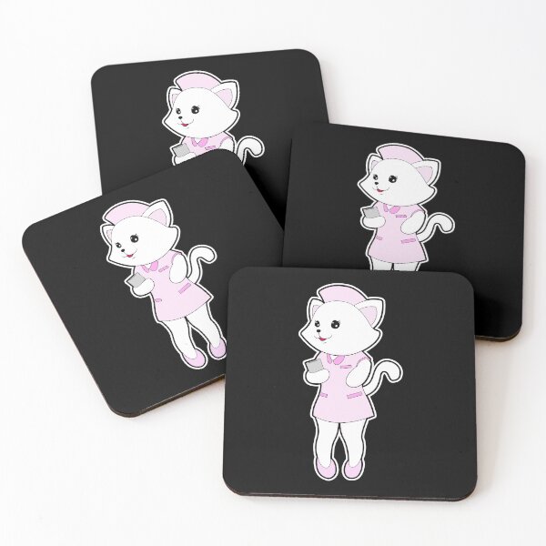 Item preview, Cat as Nurse with Notepad designed and sold by Snabdesign84.