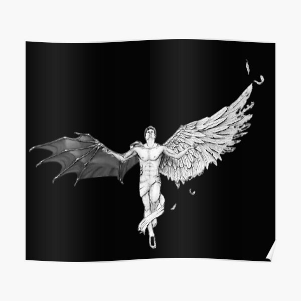 Angels And Demons Posters Redbubble - demon vs angel wolf codes on roblox