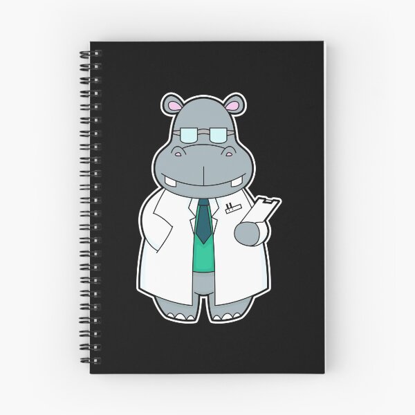 Item preview, Hippo Doctor Lab coat designed and sold by Snabdesign84.