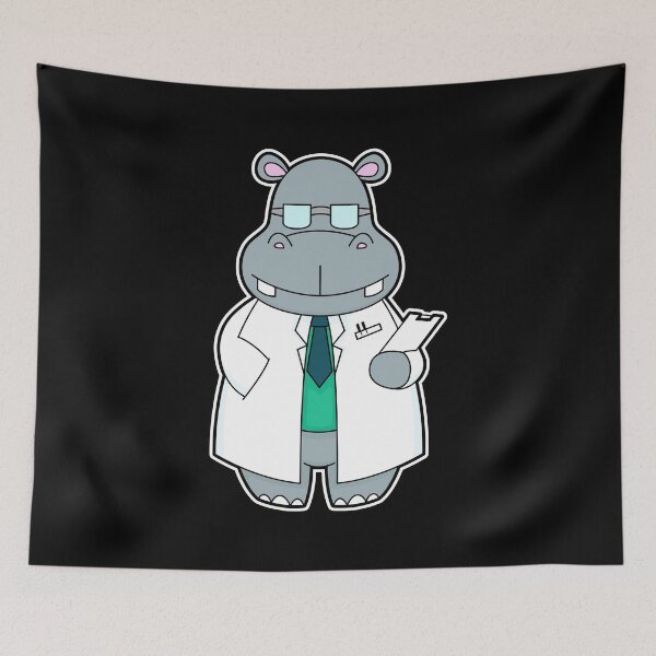 Item preview, Hippo as Doctor with Smock designed and sold by Snabdesign84.
