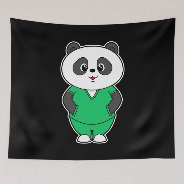 Item preview, Panda as Nurse with Smock designed and sold by Snabdesign84.