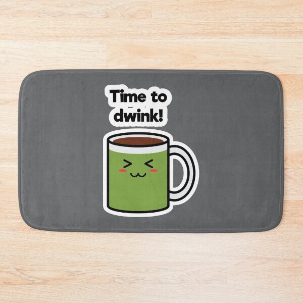Item preview, Time to Drink | Coffee | Charging | High Battery | Cute Kawaii | Gray designed and sold by Wintre2.