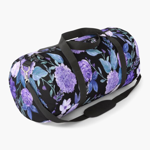 Item preview, Violet flowers on black background designed and sold by darshants.