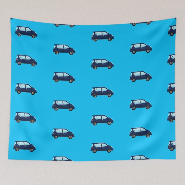 Item preview, Blue car designed and sold by Nadia Arsky.