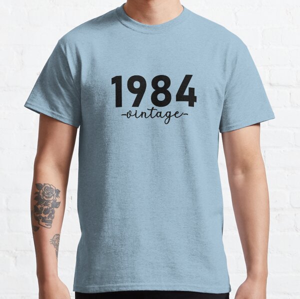 Chemise Vintage 1984, 1984 Vintage, 1984 Vintage Hoodie, 1984 Vintage Masks, 1984 Vintage Fitted Masks T-shirt classique