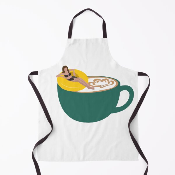 Item preview, Girl on sup in a cup of coffee designed and sold by Adluska.