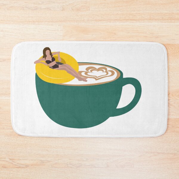 Item preview, Girl on sup in a cup of coffee designed and sold by Adluska.
