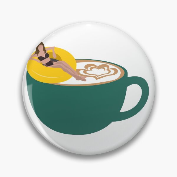 Item preview, Girl on sup in a cup of coffee designed and sold by Adluska.