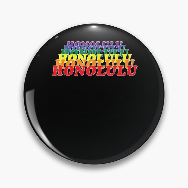 Item preview, Honolulu City Gay Pride Rainbow Word Design Gift  designed and sold by mchargue12.
