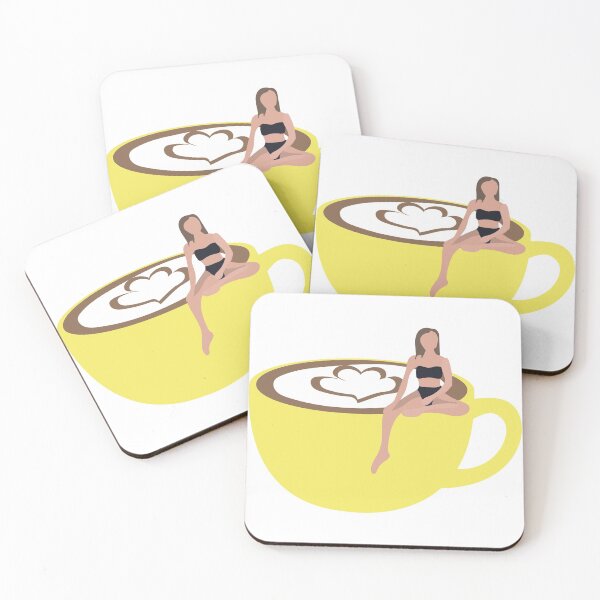 Item preview, Copy of Girl on sup in a cup of coffee designed and sold by Adluska.