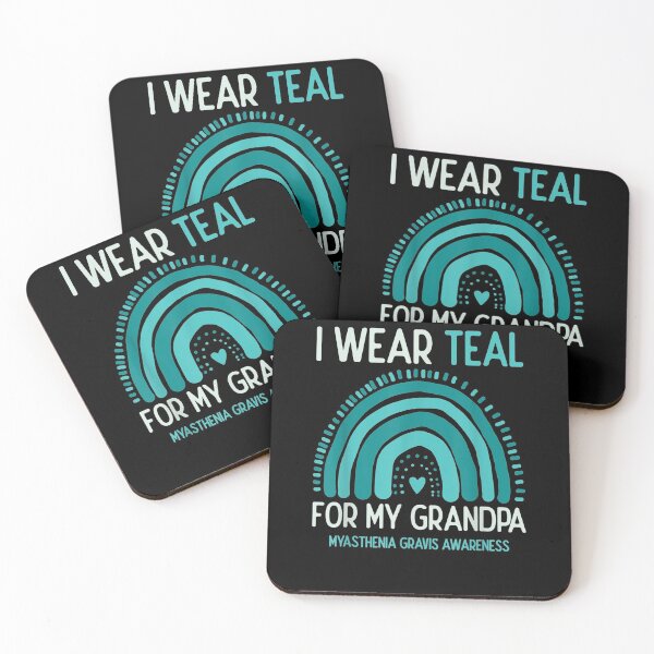 Item preview, Myasthenia Gravis Awareness I Wear Teal For My Grandpa Gift  designed and sold by mchargue12.