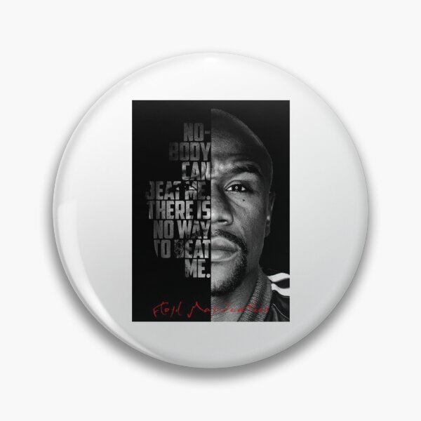 Item preview, Black and white Floyd Mayweather quote designed and sold by elizabeth-olwen.